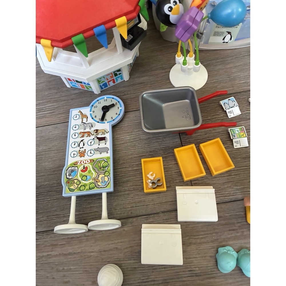 PLAYMOBIL Large City Zoo Incomplete Set + Vintage 1990s People Figures - Picture 5 of 16
